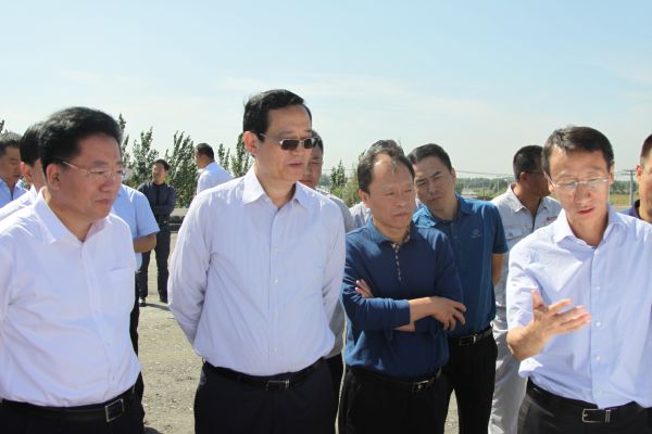 王明玉副省长调研铁本高速公路建设情况